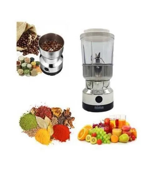 2 In 1 Multifunction Electric Grinder Machine – Coffee Bean, Spice, Dry Fruit & Juicer Blender