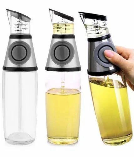 500ml Glass Oil Dispenser Bottle | Leakproof Oil & Vinegar Pourer