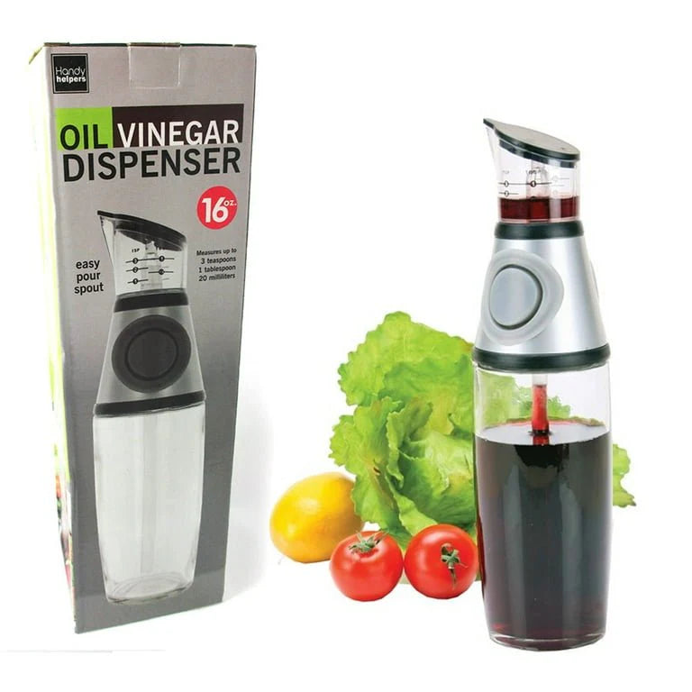 500ml Glass Oil Dispenser Bottle | Leakproof Oil & Vinegar Pourer