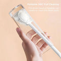 Foldable Bottle Cleaning Brush | 360° Rotating Long Handle Cup & Water Bottle Cleaner | Foldable Head Cleaning Brush for Bottles, Glasses & Baby Bottles