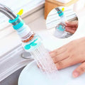 360° Fan Faucet Tap | Splash Proof Water Saving Faucet Extender | Rotating Sink Nozzle Filter Adapter for Kitchen & Bathroom