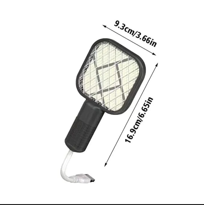 Mini 2-in-1 USB Electric Mosquito Swatter with Bug Zapper Lamp