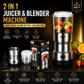 2-in-1 Electric Grinder & Blender for Coffee, Spices, Dry Fruits & Juices