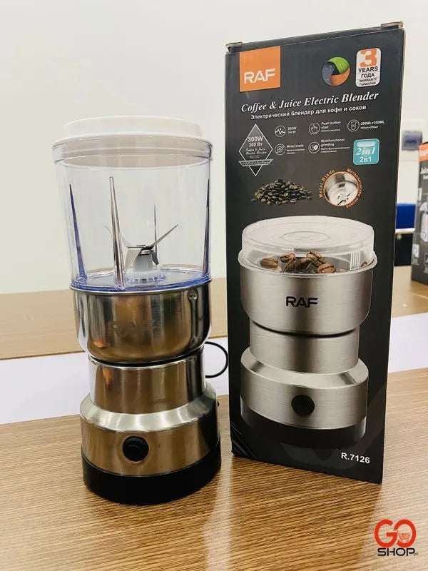 2 In 1 Multifunction Electric Grinder Machine – Coffee Bean, Spice, Dry Fruit & Juicer Blender