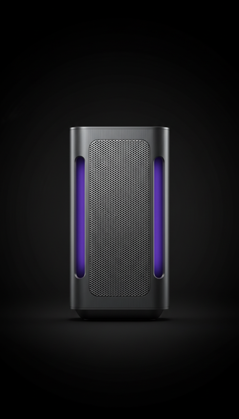 Brushed Aluminum Wireless Speaker