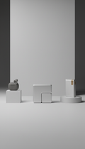 Pale Silver Minimalist Charging Dock