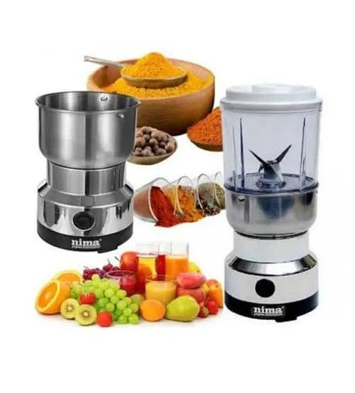 2 In 1 Multifunction Electric Grinder Machine – Coffee Bean, Spice, Dry Fruit & Juicer Blender