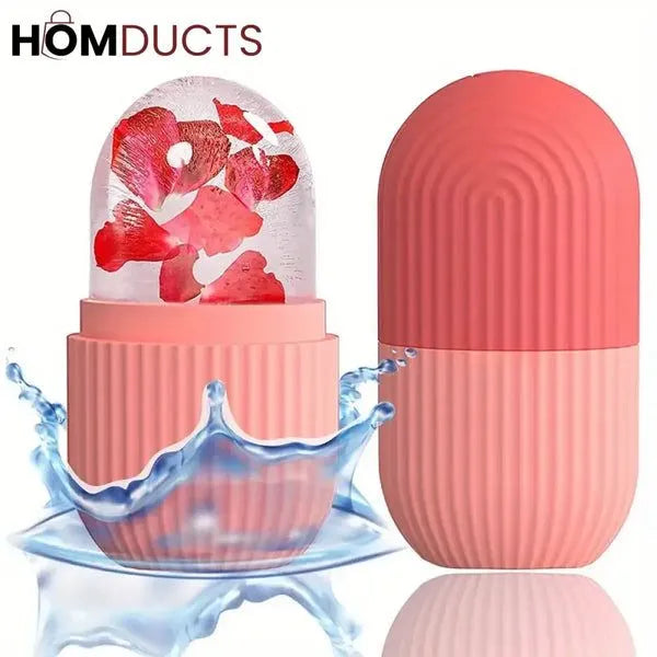 Ice Face Roller for Skincare | Pore Tightening, Puffiness Relief & Skin Glow