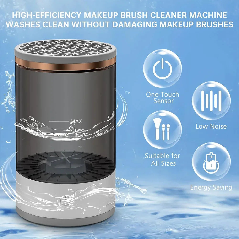 Makeup Brush Cleaner Bowl | Silicone Cosmetic Brush Cleaning Pad | Makeup Brush Washing Tool for Foundation, Blush & Eyeshadow Brushes