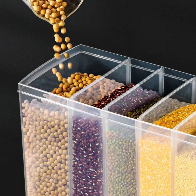 Automatic Rice Dispenser – Large Capacity Airtight Grain Storage Container with Easy Dispensing System for Rice, Lentils, Beans & Cereals | Hygienic Kitchen Organizer