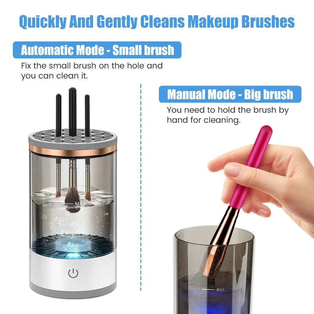 Makeup Brush Cleaner Bowl | Silicone Cosmetic Brush Cleaning Pad | Makeup Brush Washing Tool for Foundation, Blush & Eyeshadow Brushes