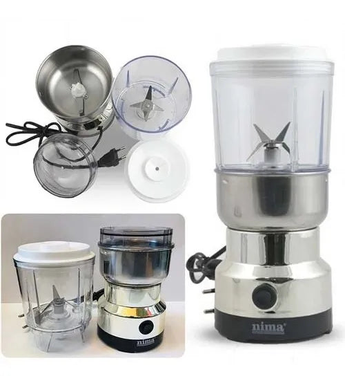 2 In 1 Multifunction Electric Grinder Machine – Coffee Bean, Spice, Dry Fruit & Juicer Blender