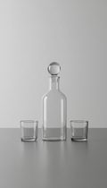Minimalist Glass Carafe Set with Tumbler