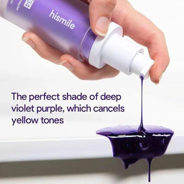 Hismile V34 Purple Teeth Whitening Toothpaste Kit