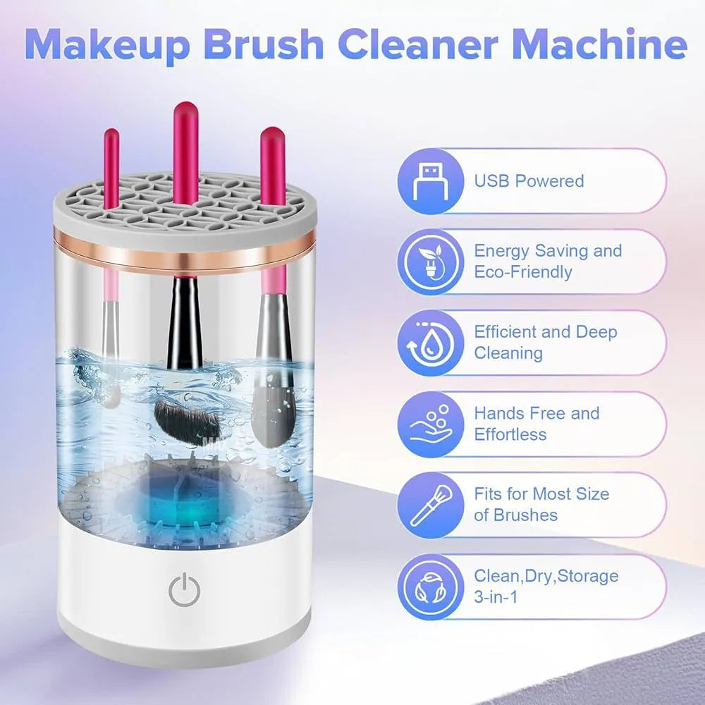 Makeup Brush Cleaner Bowl | Silicone Cosmetic Brush Cleaning Pad | Makeup Brush Washing Tool for Foundation, Blush & Eyeshadow Brushes